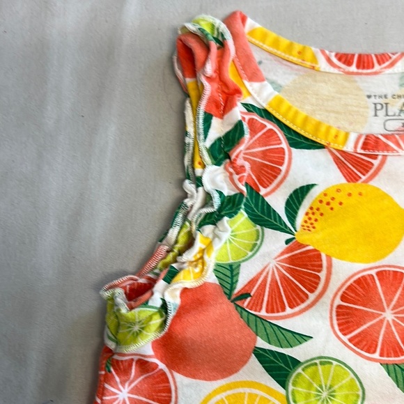 The Children's Place - Red and Yellow Tank Top with Citrus Print - Picture 3 of 4